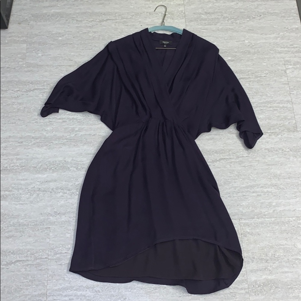 Aritzia Babaton Silk Purple Flowy Dress